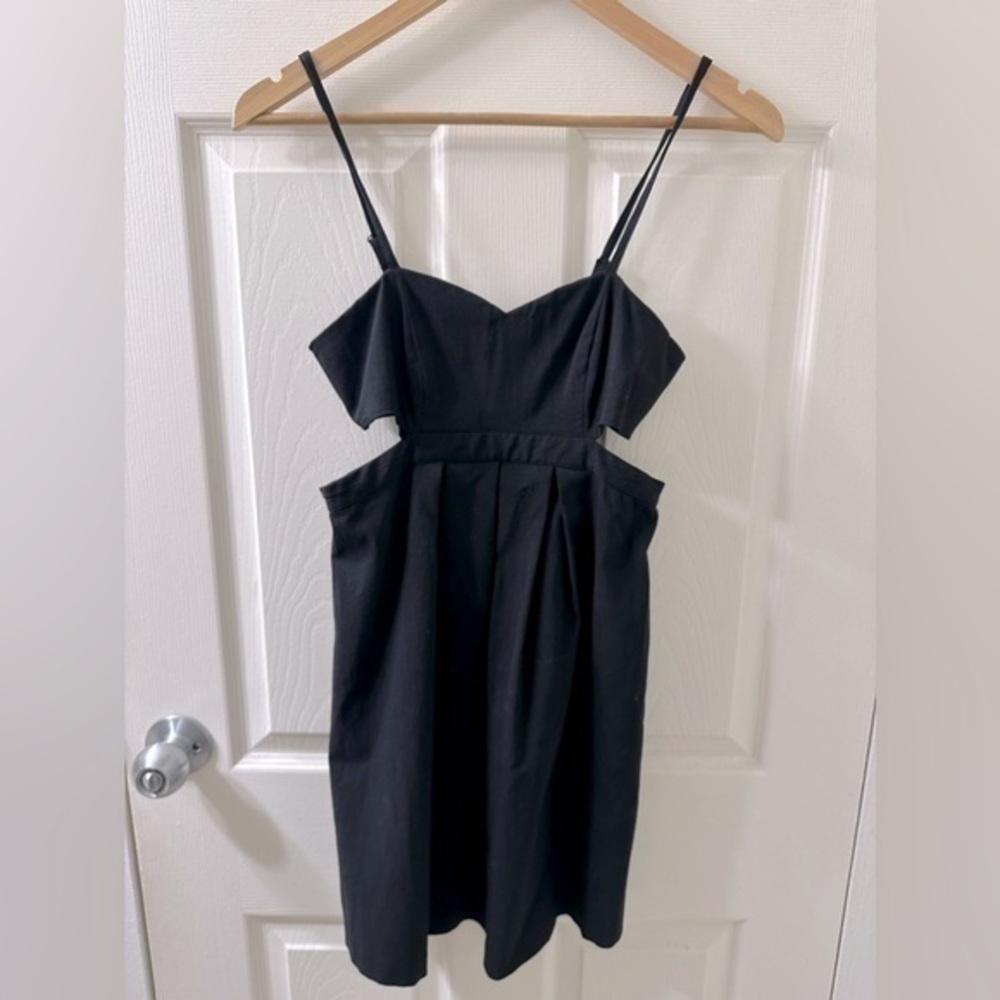 Sparkle & Fade Black Cut Out Dress Size Small